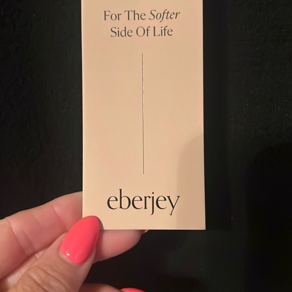 Eberjey Black Fitted Crop Tank Top - Picture 5 of 7